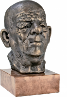 Elderly man (1968. patinated terracotta)